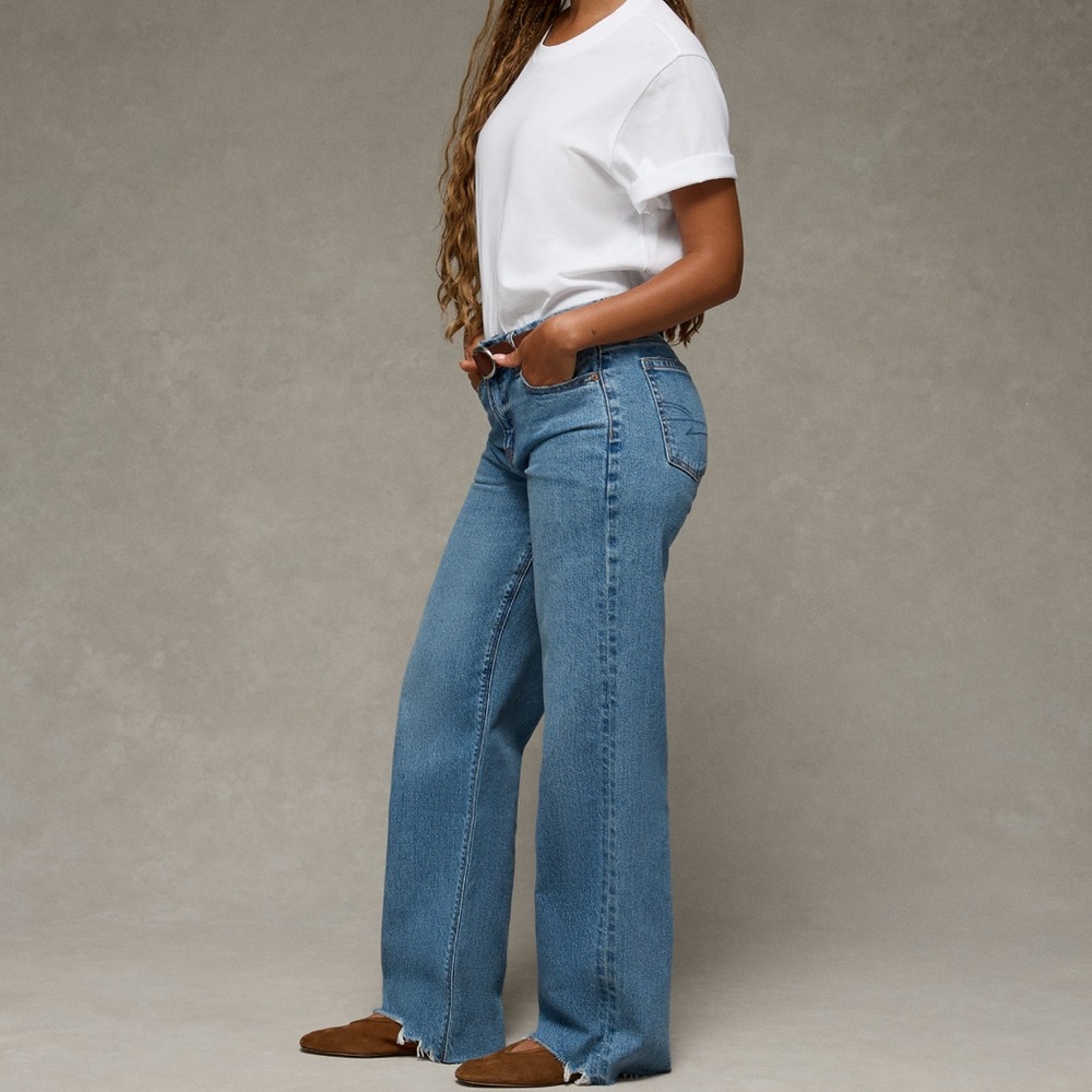 AE Strigid Curvy High-Waisted Stovepipe Jean in 10 Short